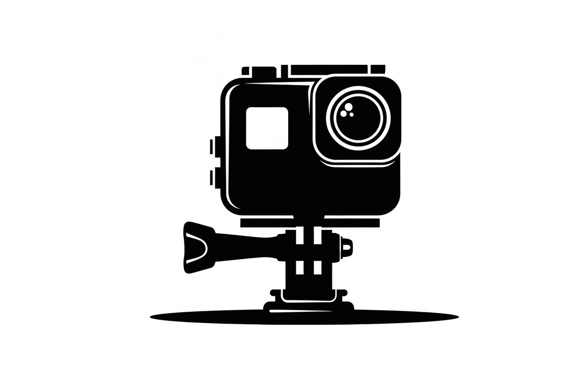 60 Action Camera Silhouette Icon, an Illustration by Artivon (Photo 35 of 61)