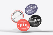 Pin Badge Mock-up, a Merchandise Mockup by Yogurt86 (Thumbnail 15 of 16)