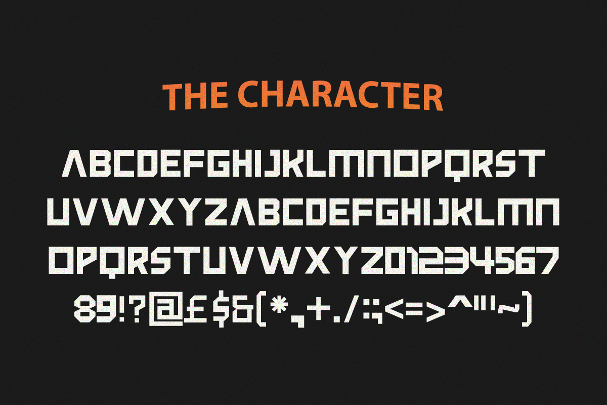 Atmara Futuristic Font, a Sans Serif Font by Vadovastd (Photo 2 of 8)