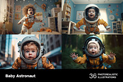 Baby astronaut - 36 images, a Person Illustration by Handmadefont (Thumbnail 6 of 10)