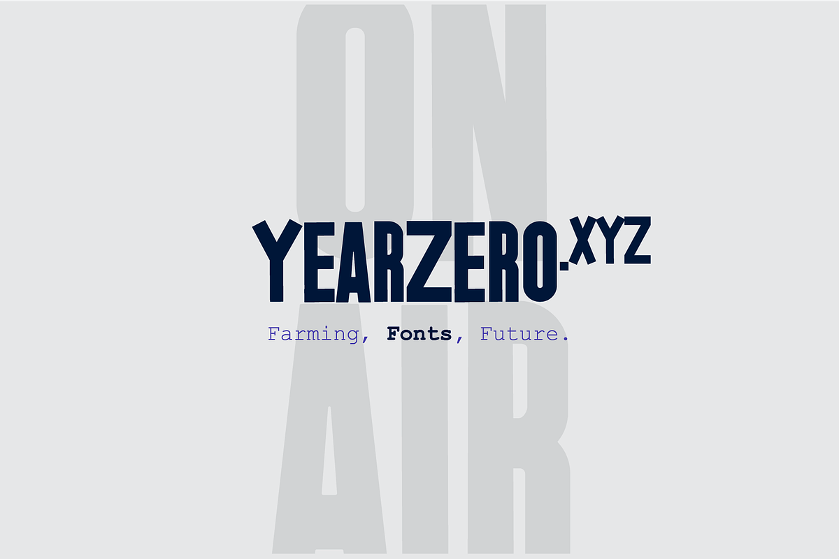 onAir1933, a Font by YearZero.xyz (Photo 6 of 6)