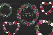 Romance Watercolor Clipart, an Illustration by Twigs and Twine (Thumbnail 5 of 6)