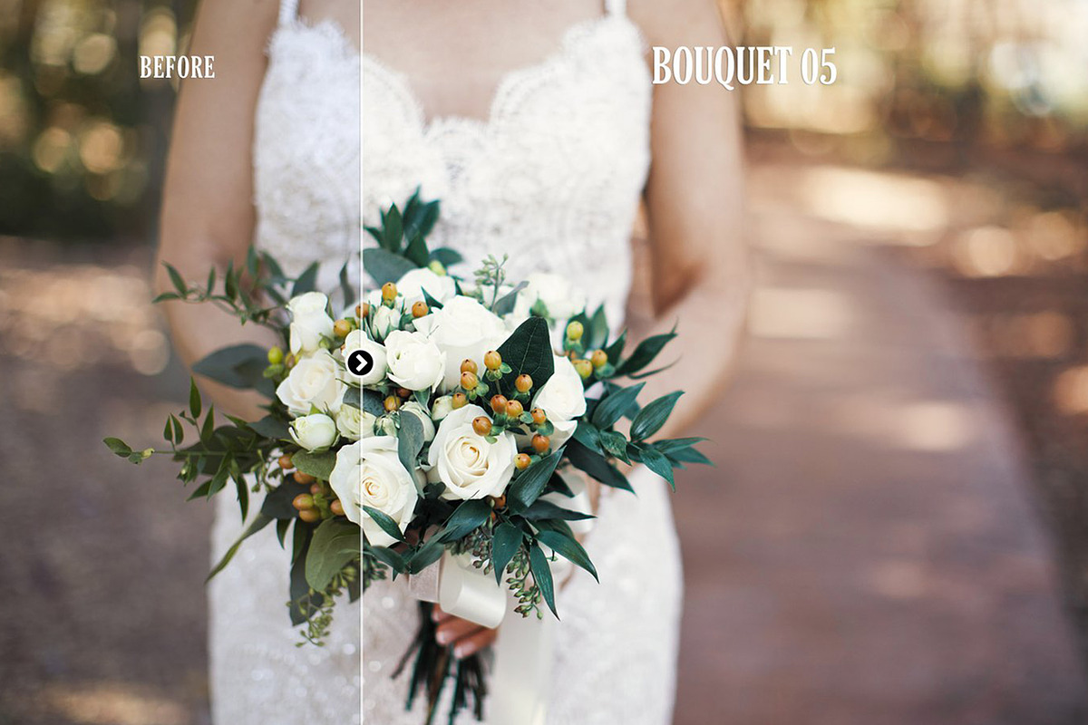 Bouquet Wedding Action for Photoshop, an Action Add-On by skybluecreative (Photo 5 of 9)