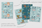 Summer Road Trip Seamless Patterns, a Pattern Graphic by MeadowFox (Thumbnail 2 of 8)