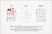 Bows & Pearls Graphic Collection, an Object Graphic by Dina Mae (Thumbnail 2 of 12)