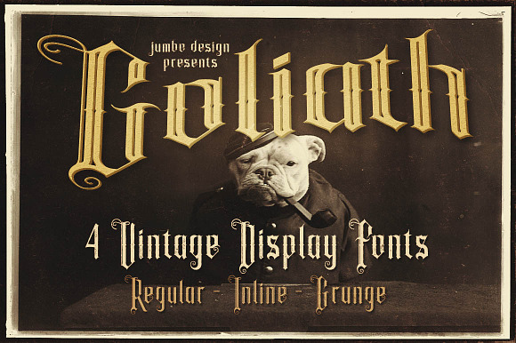 Goliath - Display Font preview 8