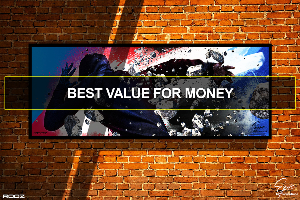 Urban Wall Mockup Set 01, a Print Template by Epic By Design (Photo 4 of 6)