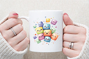 Kawaii Birthday Clipart Bundle, an Illustration by Sublimation Artist (Thumbnail 5 of 6)