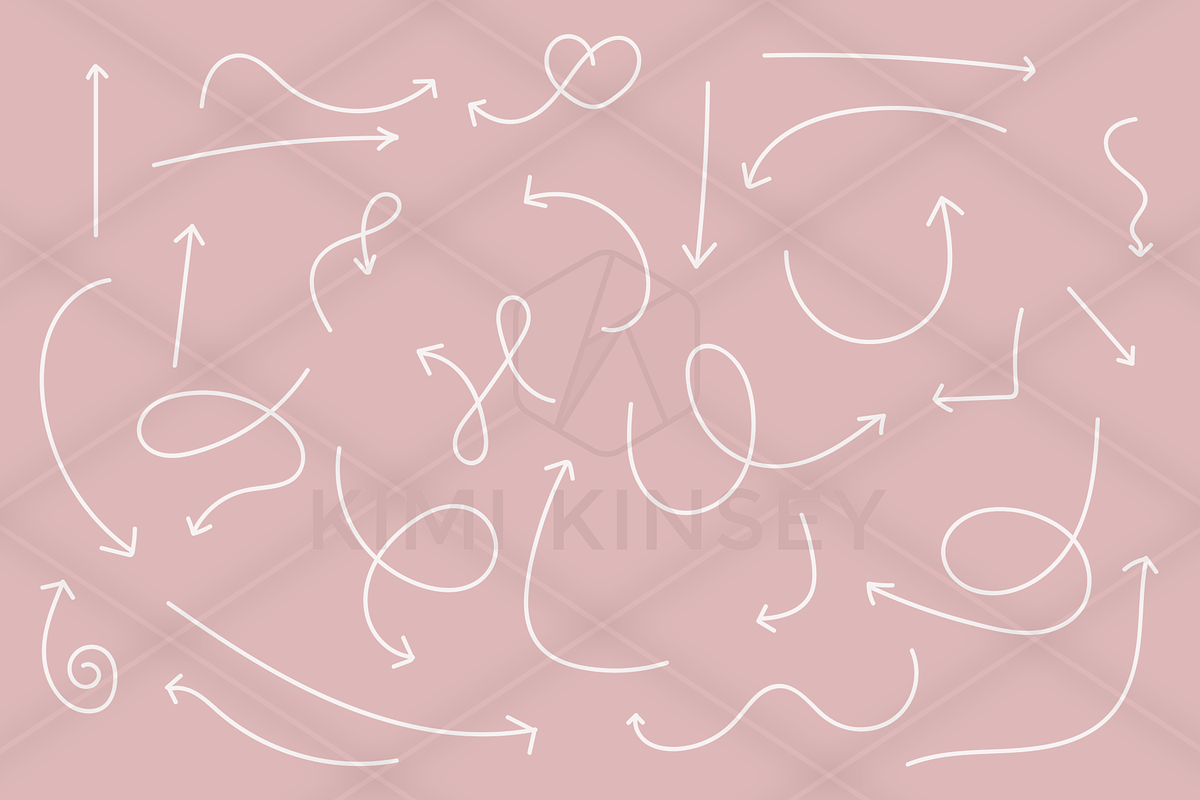 Hand Drawn Arrow Doodles, an Illustration by Kimi Kinsey (Photo 3 of 3)