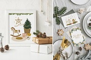 White Beige Boho Christmas, a Decorative Illustration by Cozy pattern shop (Thumbnail 2 of 12)