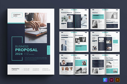 Business Proposal Template, a Brochure Template by E-Type
