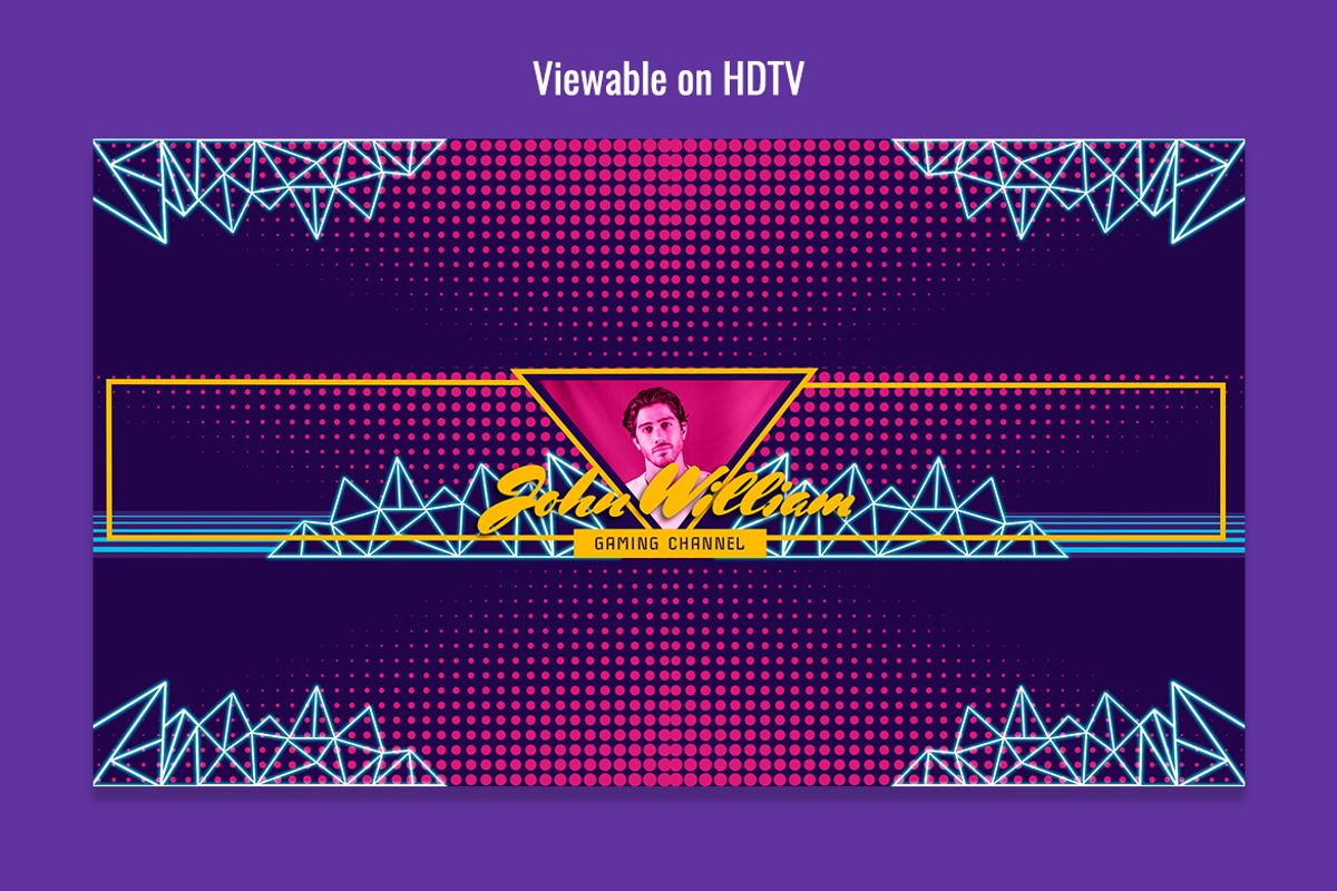 Youtube Channel Art - Futuristic, a Templates & Theme by SlideFactory (Photo 2 of 5)