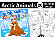Arctic Animals Coloring Book, an Animal Illustration by Coco Bloom (Thumbnail 1 of 7)