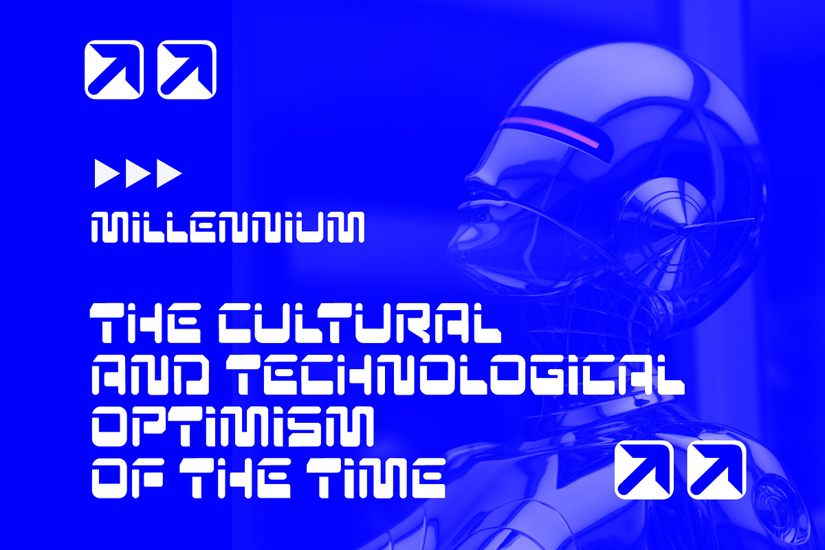 Acanica a Y2K Futuristic Font, a Sans Serif Font by Rasiorise Studio (Photo 6 of 9)