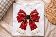 Santa Bow Png, Red Christmas Belt, an Object Illustration by Libby Wishes (Thumbnail 1 of 3)