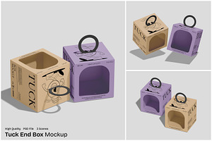 Tuck End Box Mockup, a Packaging Mockup by Unerispace