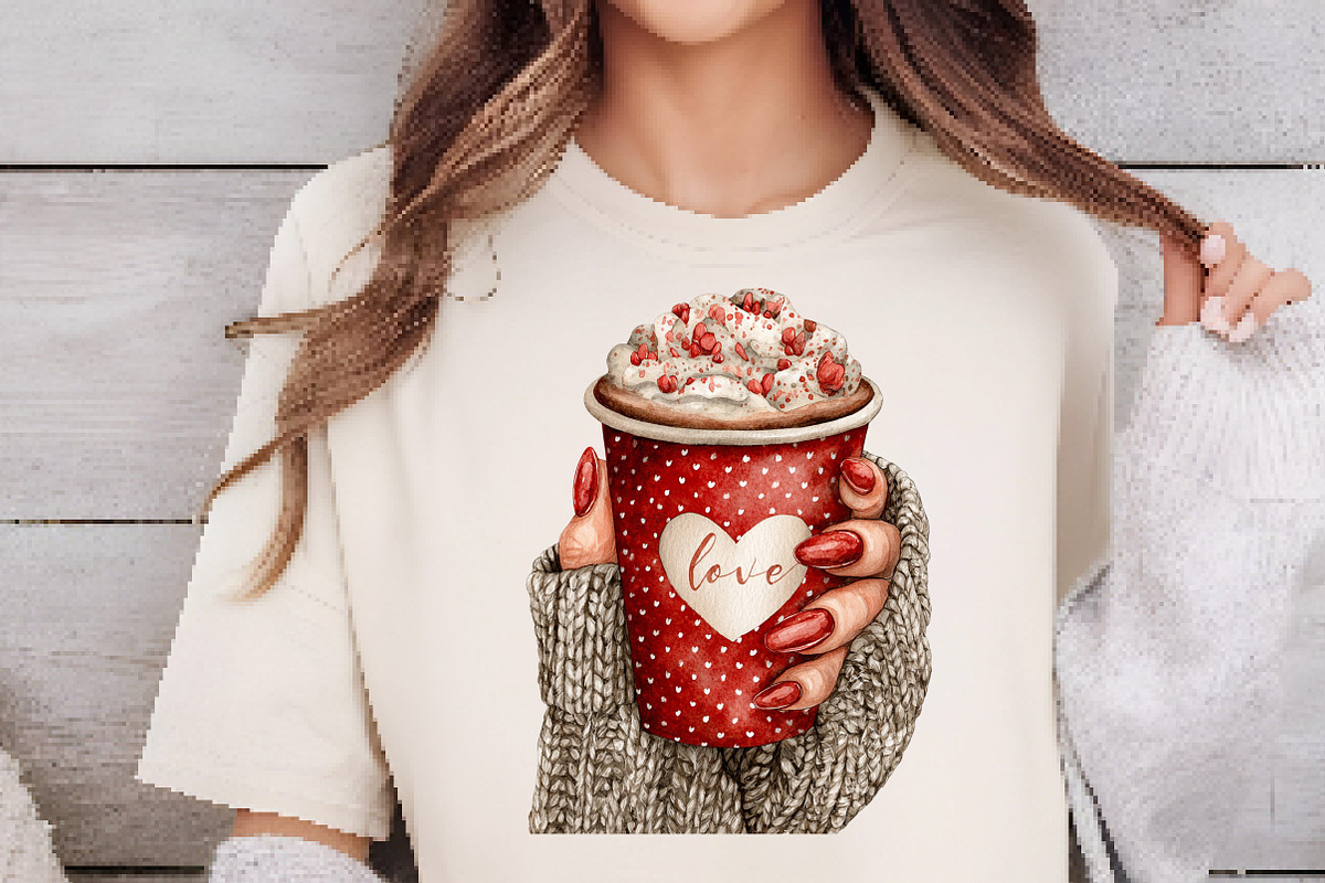 Valentine's Day Clipart Bundle, an Illustration by DreamCafeArt (Photo 4 of 6)