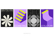 Modernist Posters, a Background Graphic by Léo Alexandre (Thumbnail 3 of 16)