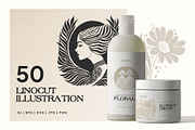 Linocut | Poster Builder, an Object Graphic by KetteCreate (Thumbnail 9 of 14)