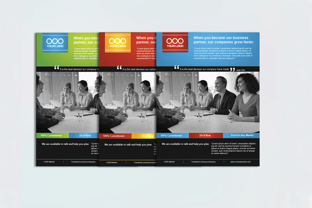 Multi-use Poster/Flyer Template, a Flyer Template by Whole Milk Studio