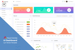 Real Estate Admin Dashboard UI Kit