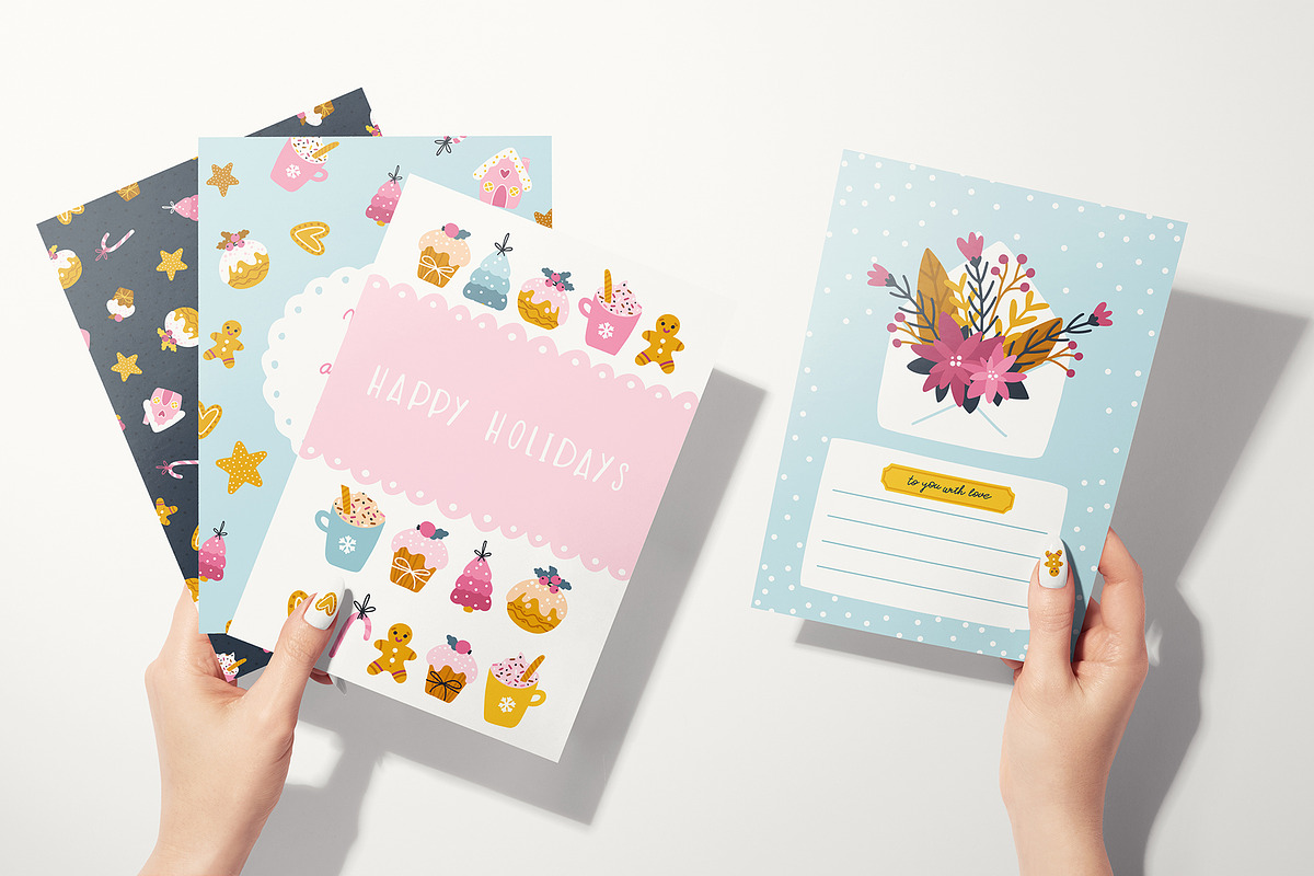 Pink christmas collection, an Object Illustration by Svitlana Kharchuk (Photo 5 of 12)