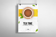 Coffee and Tea Posters, a Flyer Template by Leo Edition (Thumbnail 4 of 4)