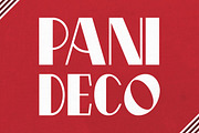 Pani Deco, a Font by Brendan Ciecko (Thumbnail 1 of 5)