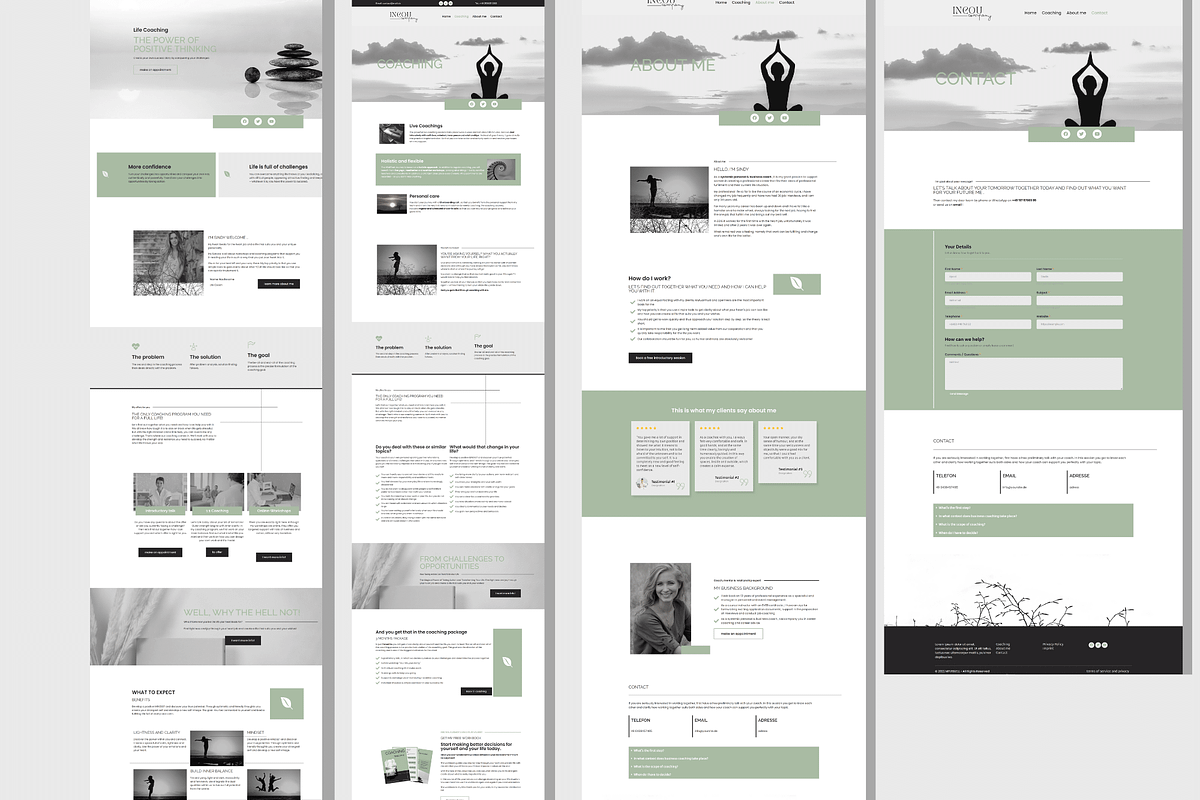 Wordpress theme coach minimalist, a WordPress Template by myvisuell.de Webdesign (Photo 6 of 7)