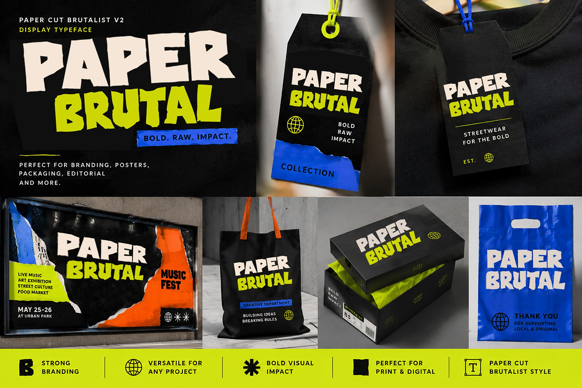 Paper Brutal, a Handwritten Font by Art StoreID (Photo 8 of 8)