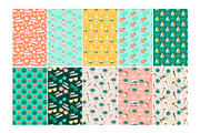 I love summer 30 seamless patterns, a Pattern Graphic by RevolutionizZed (Thumbnail 10 of 16)