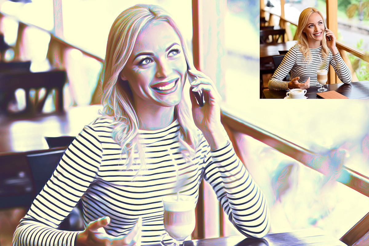 Hologram Photo Effect PS Action, an Action Add-On by MRI STUDIO (Photo 11 of 18)