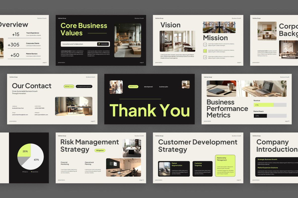 Business Development Strategy, a Presentation Template by Loin Studio (Photo 4 of 4)