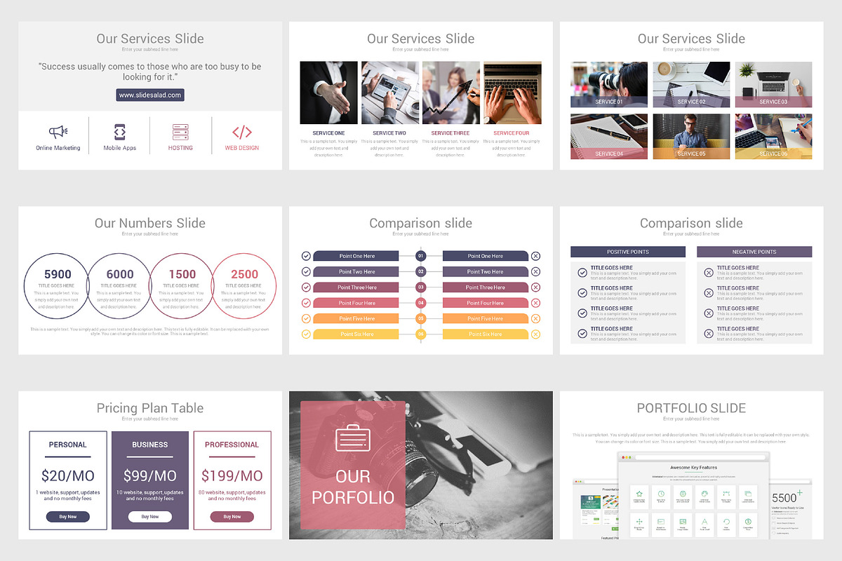 Best Business Proposal Google Slides, a Presentation Template by SlideSalad (Photo 10 of 19)