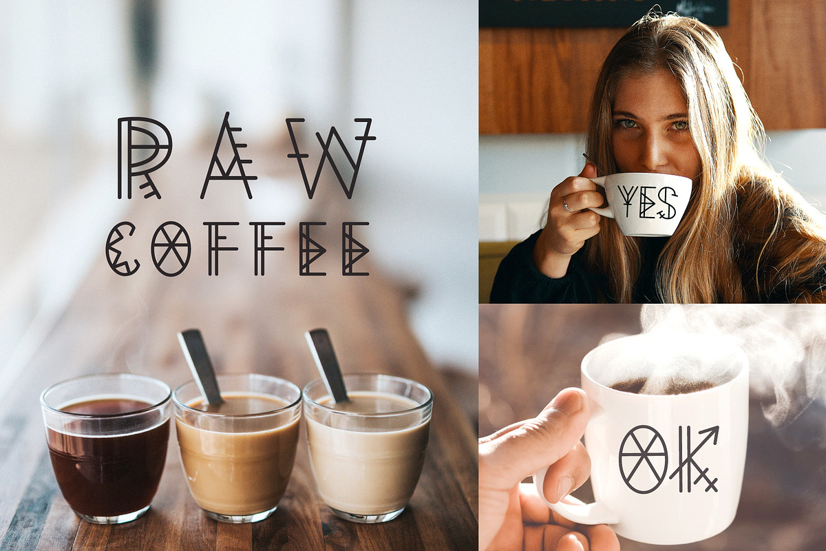 Native Geometric Font, a Script Font by Katrinelly (Photo 7 of 8)