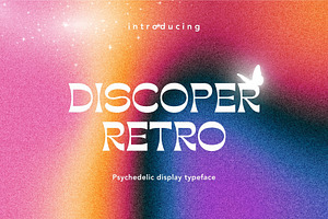 Discoper - Retro Psychedelic Font