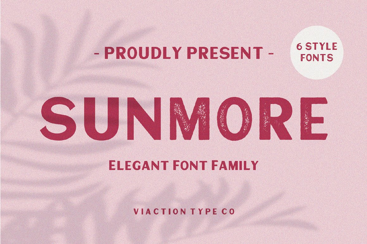 VT Sunmore - Elegant Font preview 2