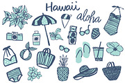Hawaiian Graphics Set, an Object Graphic by Allie Richardson Design (Thumbnail 2 of 3)