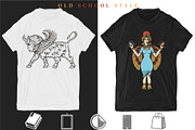 Sumerians old school tatttoo, a Background Graphic by intueri (Thumbnail 7 of 7)