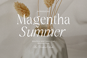 Magentha Summer-Serif Family, a Serif Font by DzikrulAulia (Thumbnail 1 of 9)