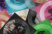 MAXIMUM FLEX - 7 Flexi-disc Mock-up, a Merchandise Mockup by Jordan Warren Visuals (Thumbnail 2 of 6)