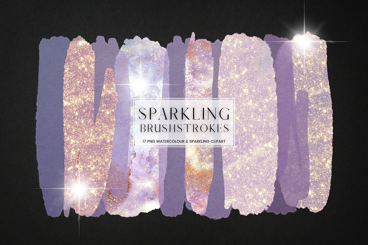 Purple Sparkling and Watercolour, an Illustration by Pixafied (Photo 4 of 4)