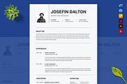 Resume Template Design, a Resume Template by Nur Designer (Thumbnail 3 of 4)