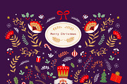Merry Christmas, a Seasonal Illustration by MoleskoStudio (Thumbnail 7 of 17)