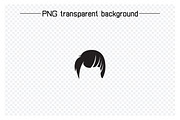 Wig and Hair Icons Set, a Solid Icon by Designfour (Thumbnail 4 of 7)