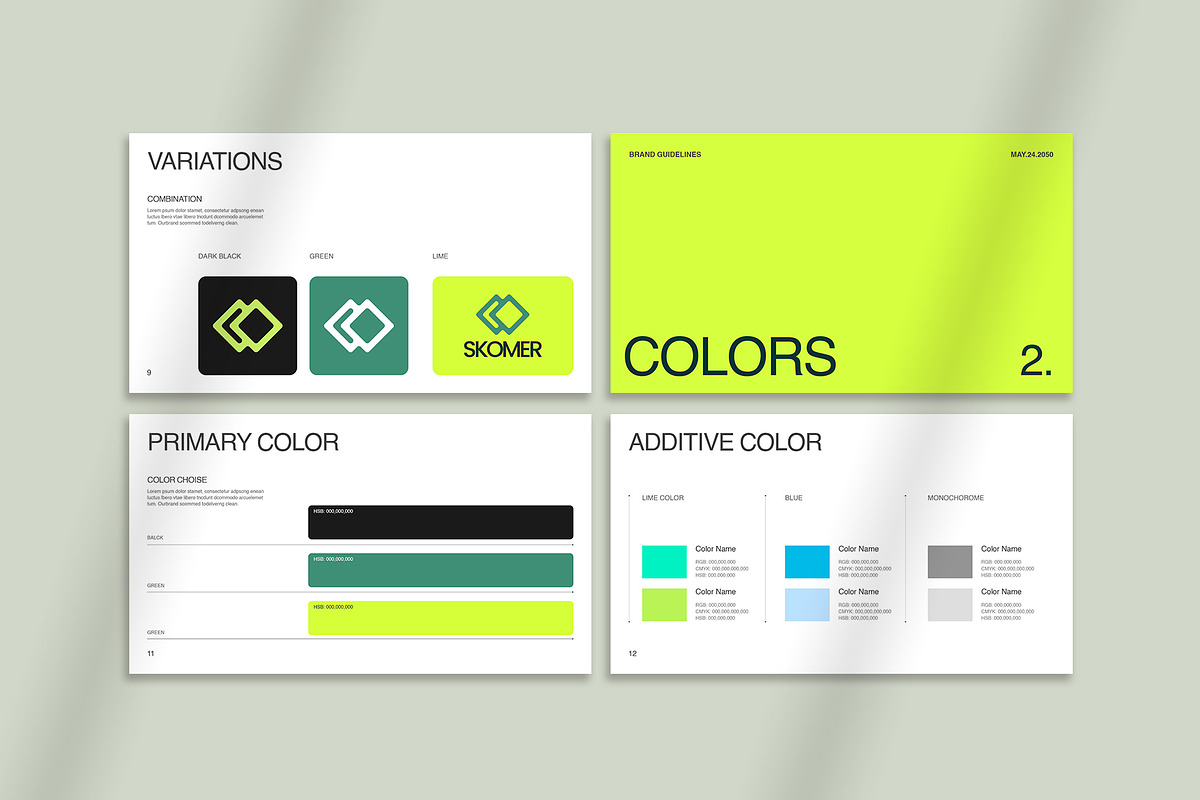 Brand Guideline Templates, a Branding & Logo Template by Oriofix (Photo 7 of 9)