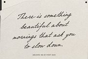Archive 01 - Editorial Font Duo, a Script Font by Davide Bassu (Thumbnail 3 of 15)