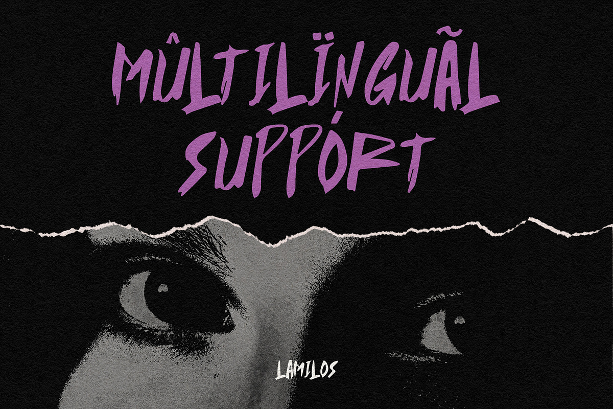 Lamilos Authentic Freehand Style, a Handwritten Font by Maulana Creative (Photo 7 of 7)