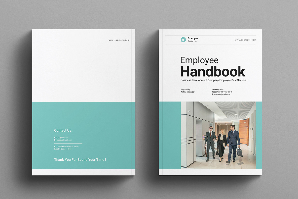 Employee Handbook Template, a Brochure Template by E-Type (Photo 7 of 7)