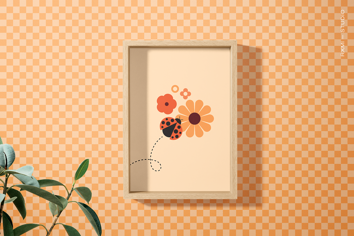 Ladybugs and Flowers Pattern Set, a Pattern Graphic by Rxmi Studio (Photo 10 of 10)